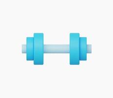 3d Realistic Dumbbells vector Illustration