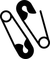 Safety Pin Vector Icon