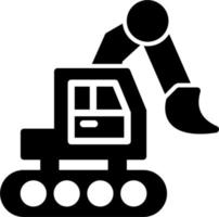 Excavator Vector Icon