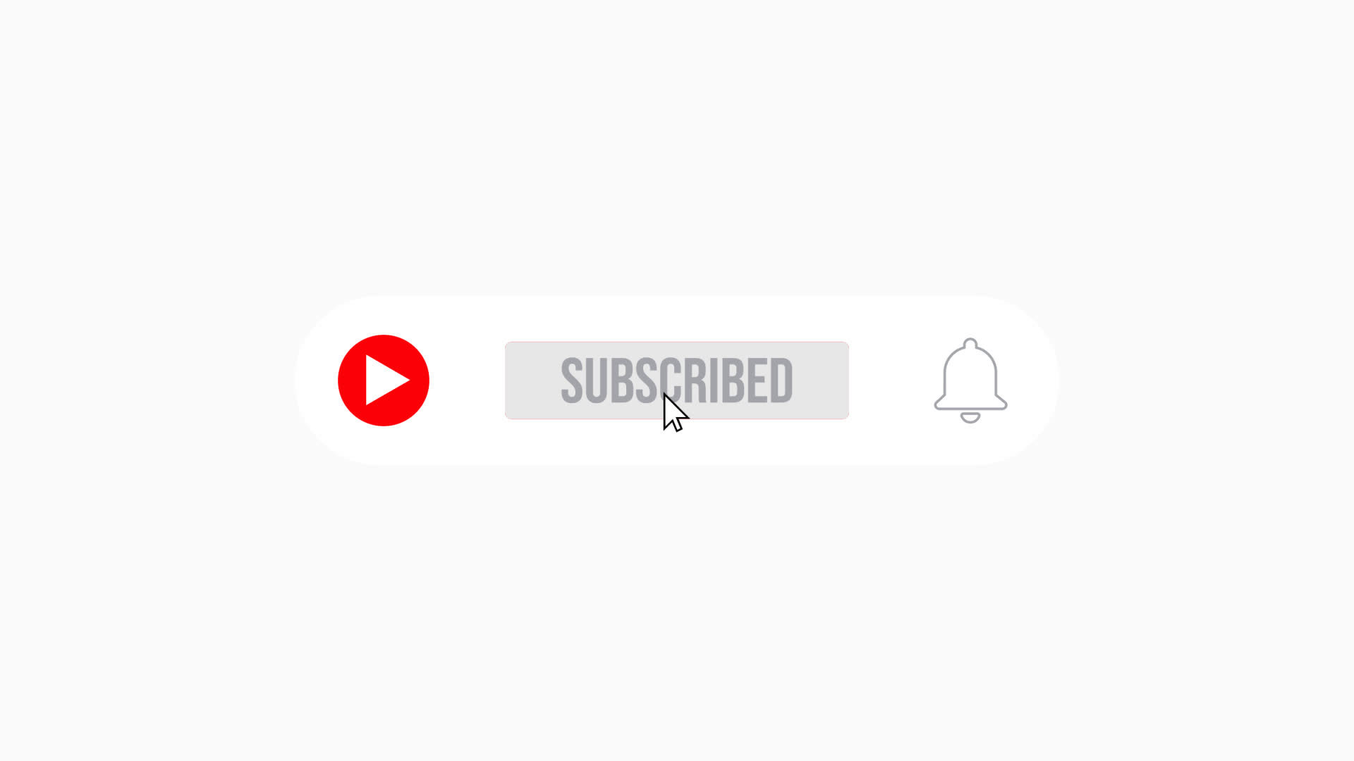 Youtube Subscribe Button Animation Stock Video Footage for Free Download