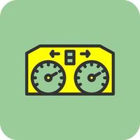 Meter Vector Icon Design