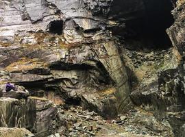 Close hodge mine fieldsin england, lake district photo