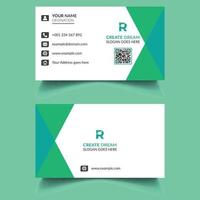 Vector Modern Corporate and Clean Business Card Template