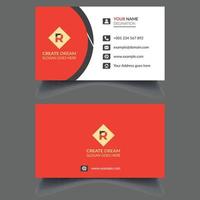 Vector Modern Corporate and Clean Business Card Template