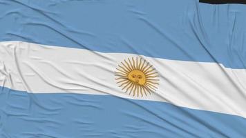 Argentina Flag Cloth Removing From Screen, Intro, 3D Rendering, Chroma Key, Luma Matte video