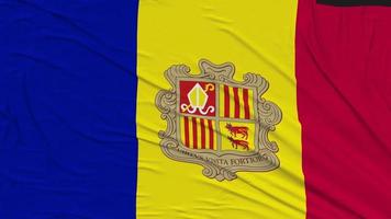 andorra bandeira pano removendo a partir de tela, 3d Renderização, croma chave, luma fosco seleção video