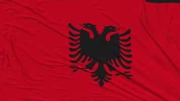 Albania bandera paño quitando desde pantalla, 3d representación, croma llave, luma mate selección video