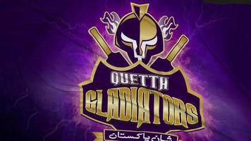 quetta gladiatoren Pakistan super liga krekel team vlag kleding Verwijderen van scherm, 3d weergave, chroma sleutel, luma matte video