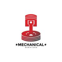 mecánico servicios, auto reparar logo. diseño plantilla, vector ilustración.