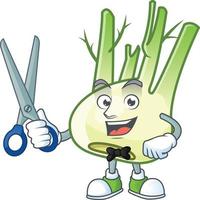 Fennel cartoon character vector