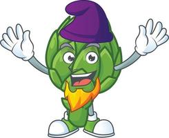 Artichoke cartoon character style vector