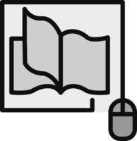 Digital Book Vector Icon
