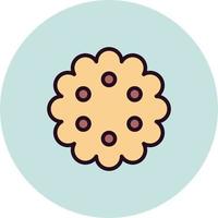 Pastry Biscuit Vector Icon