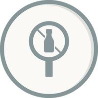 No Alcohol Vector Icon