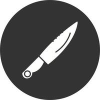 icono de vector de cuchillo