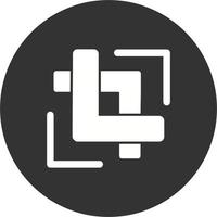 Crop Vector Icon