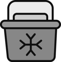 Portable Fridge Vector Icon