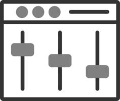 Dj Mixer Vector Icon