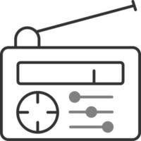 icono de vector de radio