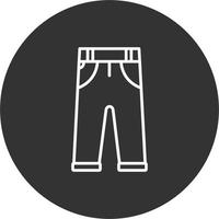 icono de vector de pantalones