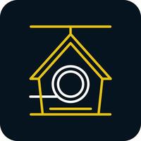 Bird House Vector Icon Design