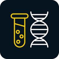 Dna Test Vector Icon Design