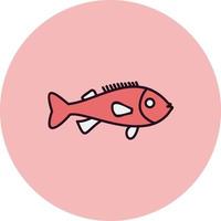 Rock Fish Vector Icon