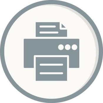 icono de vector de impresora