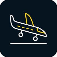 Landing Vector Icon Design