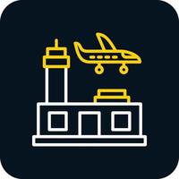 diseño de icono de vector de aeropuerto