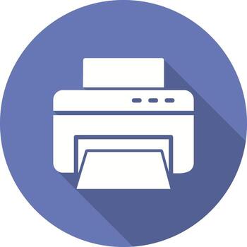 icono de vector de impresora