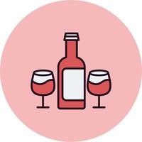 icono de vector de vino