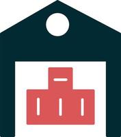 Warehouse Vector Icon