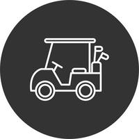 Golf cart Vector Icon