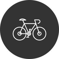 icono de vector de bicicleta