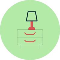 Lamp Table Vector Icon