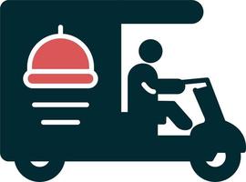 food delivery Vector Icon