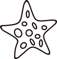 Starfish Vector Icon