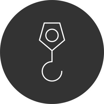 icono de vector de gancho