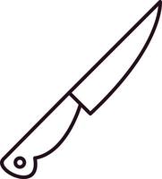 icono de vector de cuchillo