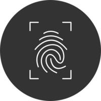 Fingerprint Vector Icon