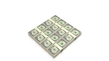 Stacked One Dollar Bills - Great for Topics Like Business, Finance etc. video