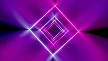 Abstract Tunnel, Neon Concept - Rotating Squares video