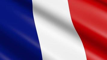 3d bouclable agitant Matériel drapeau de France video