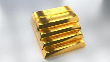 Gold ingots - Treasure, Wealth Concept video