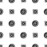 Minimalistic seamless rune pattern. Ancient runes. Scandinavian pattern vector