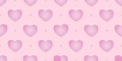 Seamless pattern in a simple style. hearts ornament on a pink background. The concept of romance. vector