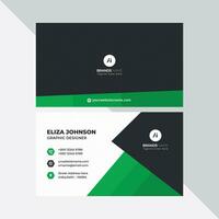 Professional modern clean minimal business card or visiting card design vector