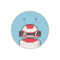 Ai artificial intelligence technology hi tech business icon. open Ai icon, smart bot, robot character on white background, Abstract, vector. design for chatbot, web banner, tech, wen site. vector