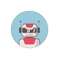 Ai artificial intelligence technology hi tech business icon. open Ai icon, smart bot, robot character on white background, Abstract, vector. design for chatbot, web banner, tech, wen site. vector